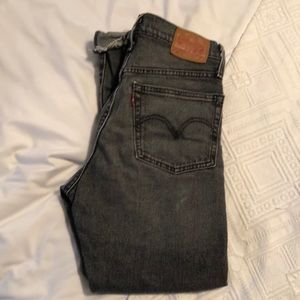 Levi’s 501 short light black jeans